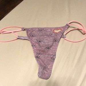 Mauve thong panties